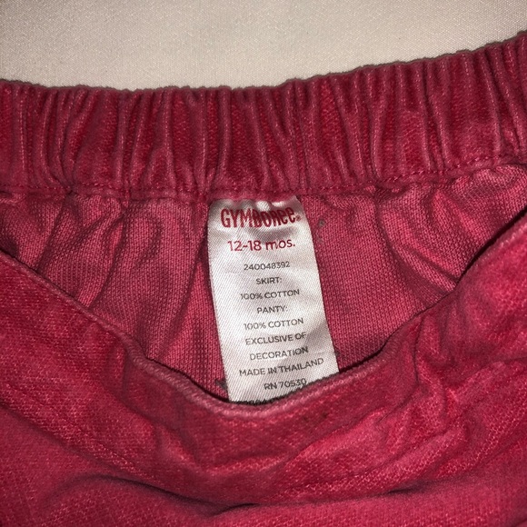 Gymboree Pink Velour Skirt 12-18M - Picture 2 of 2